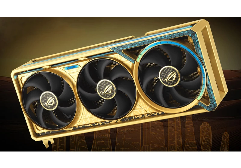  This gilded ROG Astral RTX 5090 Dhahab Edition features actual 24k gold and could set you back $10,000 