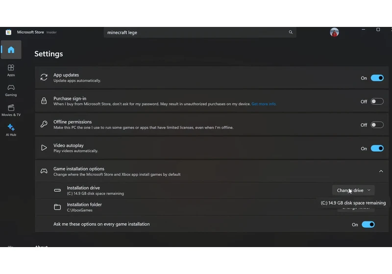  Microsoft Store Finally Lets You Pick Game Install Location 