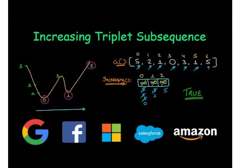 Increasing Triplet Subsequence | Leetcode #334
