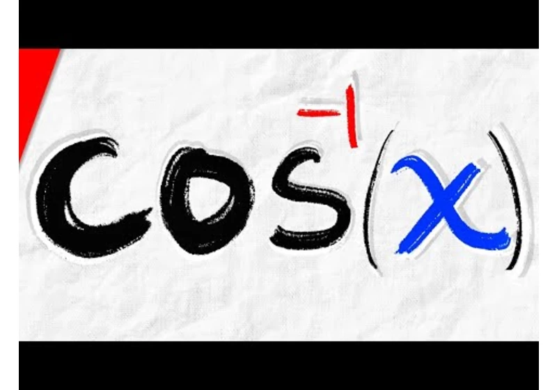 Derivative of arccos(x) with Implicit Differentiation | Calculus 1 Exercises