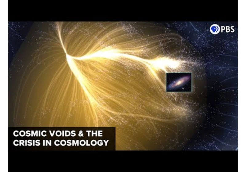 Can The Crisis in Cosmology Be SOLVED With Cosmic Voids?