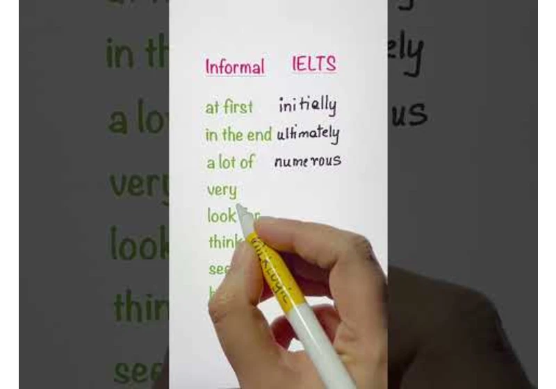 Informal - IELTS