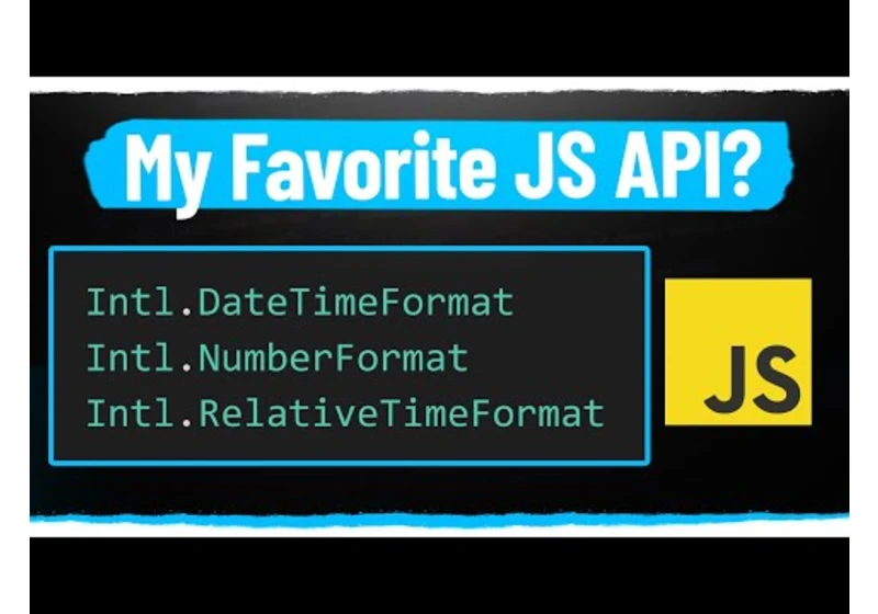 Formatting Is So Easy With The Intl JavaScript API