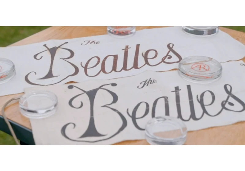 Antiques Roadshow shocks designer of original Beatles logo with value of his sketches