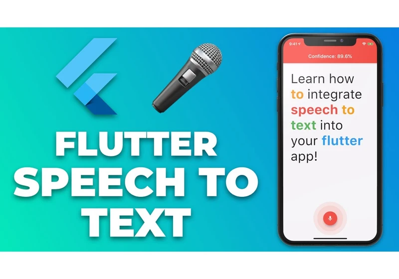 Flutter Speech to Text App Tutorial | Voice Recognition