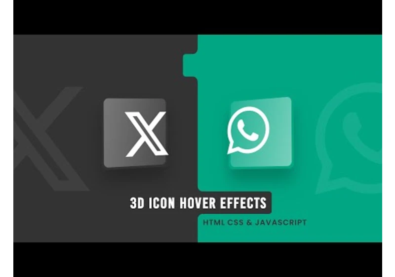 Create Stunning 3D Tilt Hover Effects with JavaScript, HTML & CSS