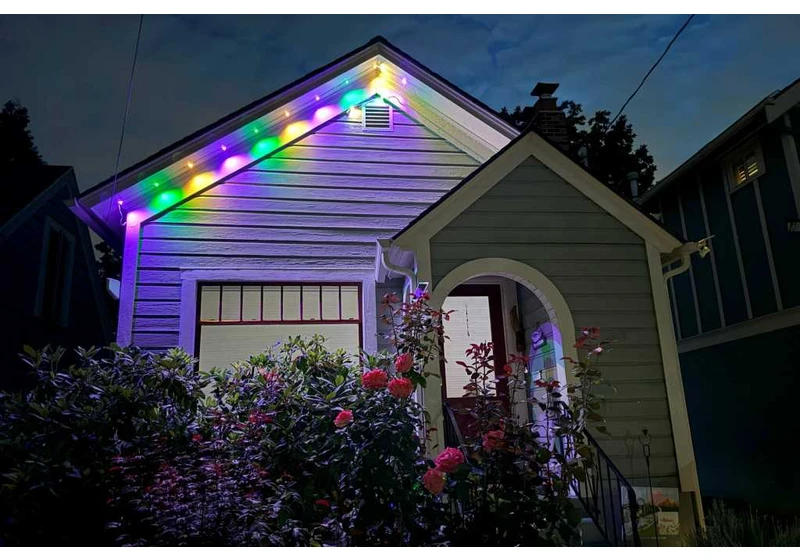 I put up these holiday lights last year—and they’re not coming down