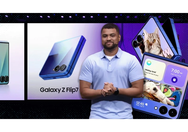 Galaxy Z Flip 7 Unveiled: Thinnest Yet, Enhanced Battery and "Pocket Perfect AI" video