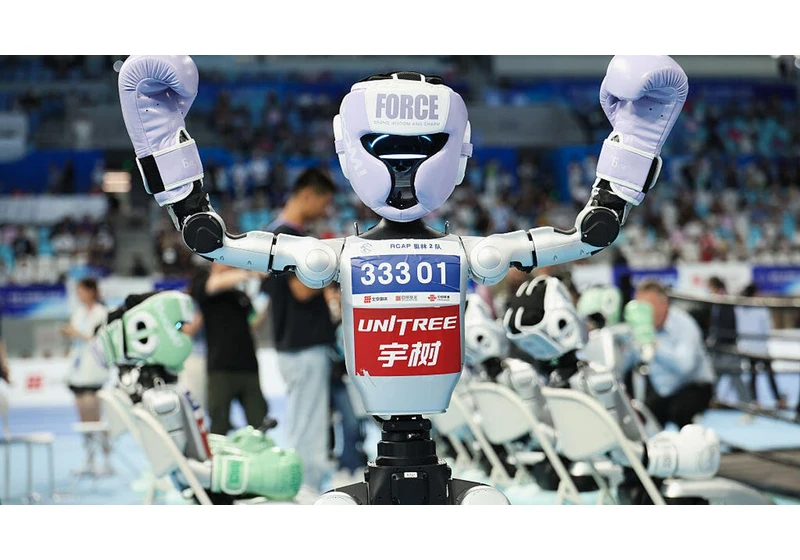 Beijing's 'Robot Olympics' Are Off and Running (and Falling)
