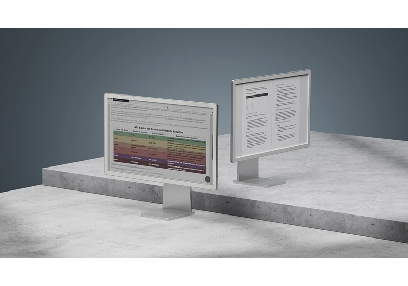 Boox debuts 23.5-inch color E ink monitor with 1800p resolution and $1,900 price tag