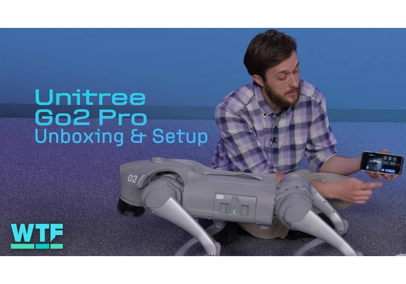 A Robot Dog for Under $5K: Unboxing Unitree's Go2 Pro video