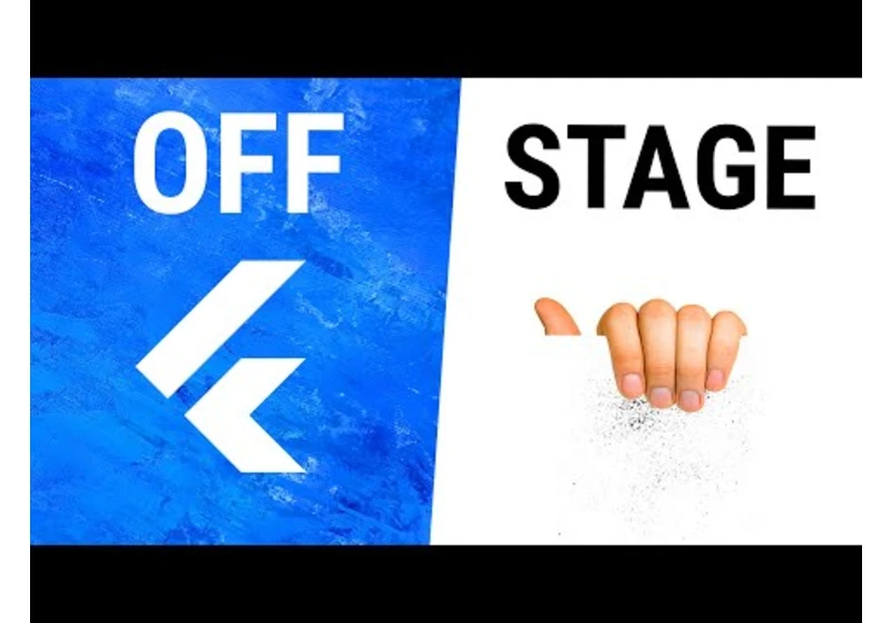 Flutter OffStage Widget