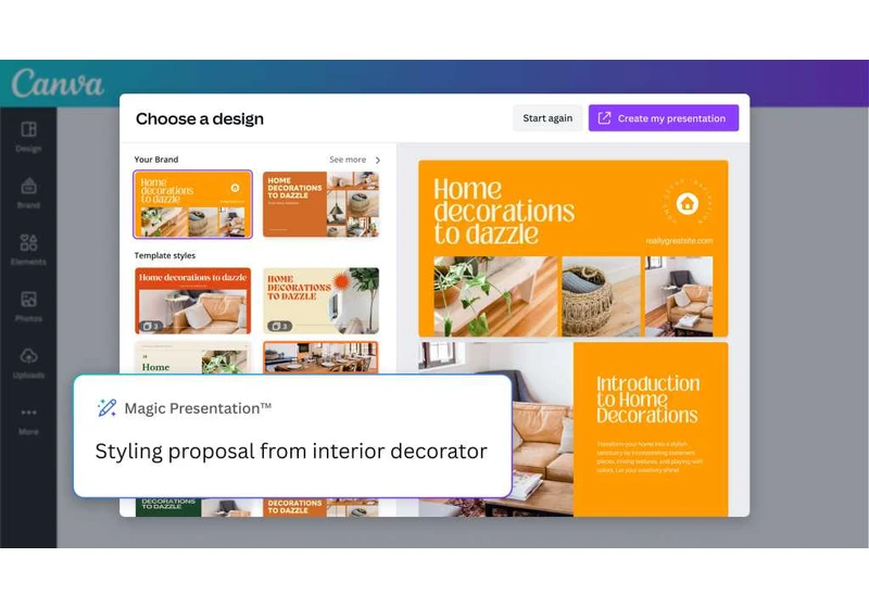 Can’t wait for Microsoft’s AI-generated presentations? Canva has it now