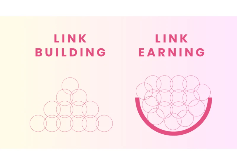 Forget link building, think link earning