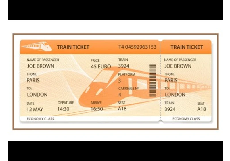 Train Ticket - Prices increased by 4%