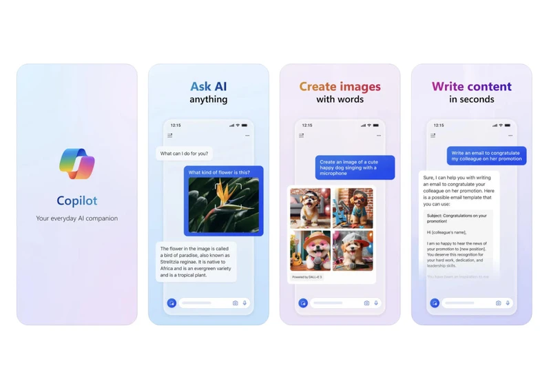 Microsoft's Copilot AI chatbot app arrives on iOS