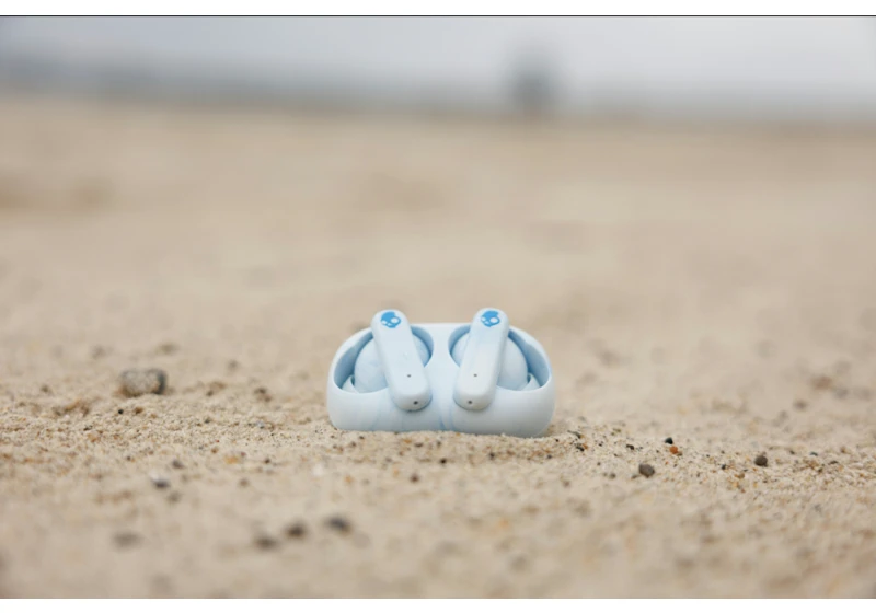 Skullcandy’s new wireless earbuds are made primarily out of recycled plastics