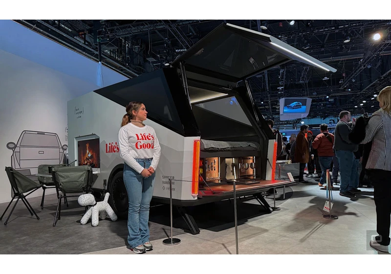 Touring LG’s high-tech camping trailer at CES 2024
