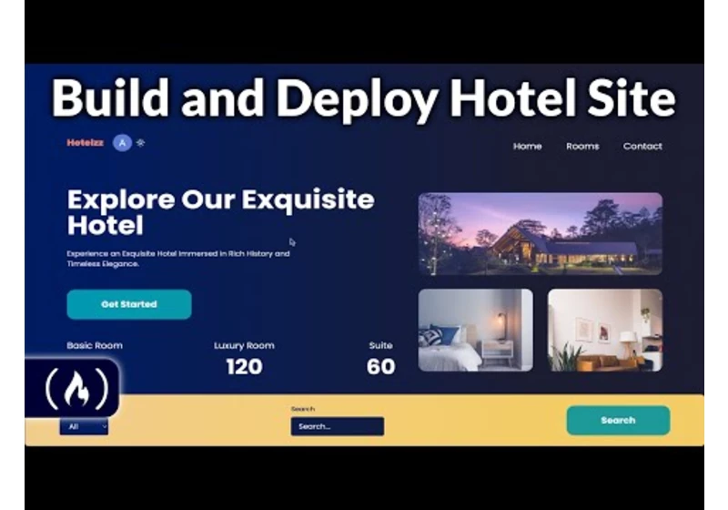 Full Stack Tutorial – Hotel Management Site w/ Next.js, React, Sanity.io, Tailwind, Stripe