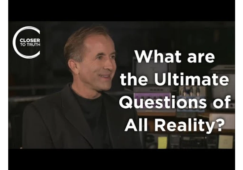 Michael Shermer - What are the Ultimate Questions of All Reality?