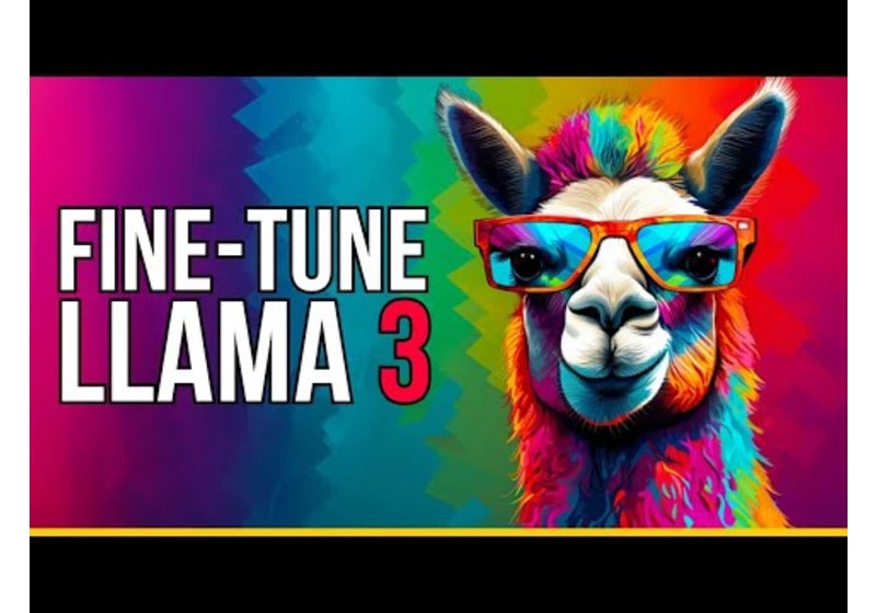 LAMA-3 🦙: EASIET WAY To FINE-TUNE ON YOUR DATA 🙌