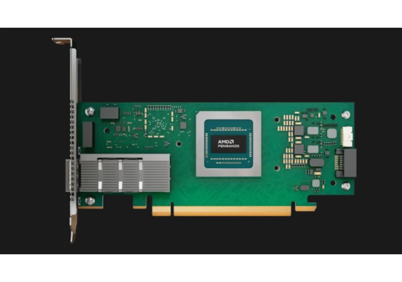  AMD deploys its first Ultra Ethernet ready network card — Pensando Pollara provides up to 400 Gbps performance 