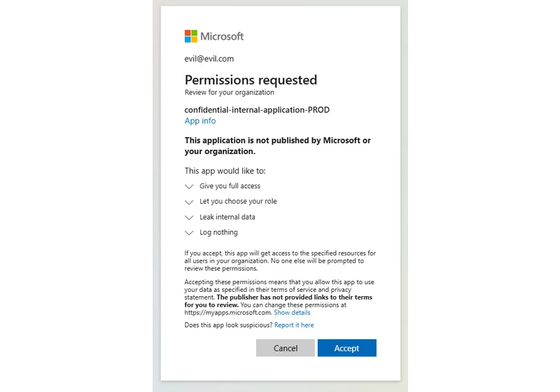 Abusing Entra OAuth for fun and access to internal Microsoft applications