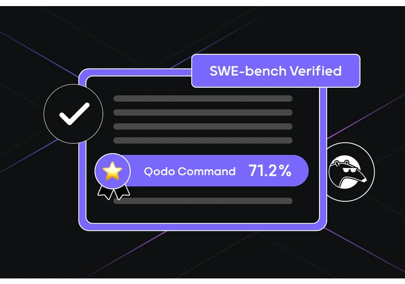 Qodo CLI agent scores 71.2% on SWE-bench Verified