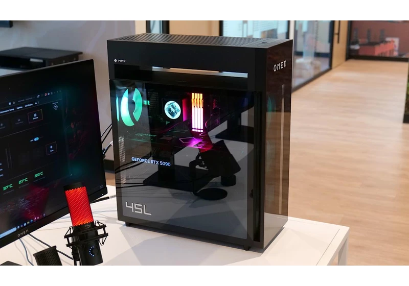 The Omen Max 45L is the star of HP's latest PC gaming update