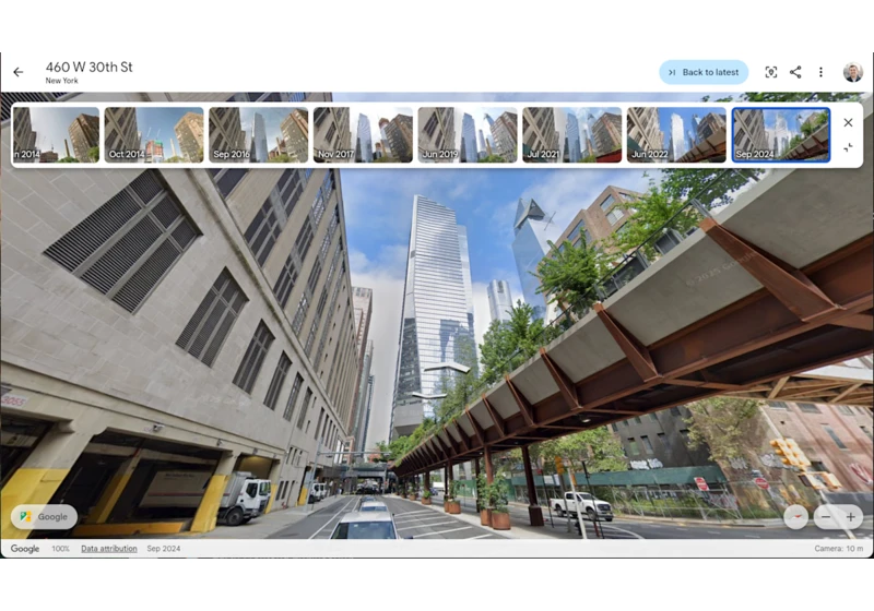 Google brings historical Street View to Google Earth