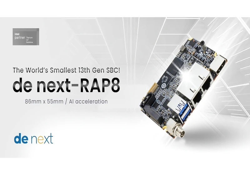  This Intel Core i7 motherboard is probably the world's most powerful SBC - and yet it is as small as the Raspberry Pi 5 
