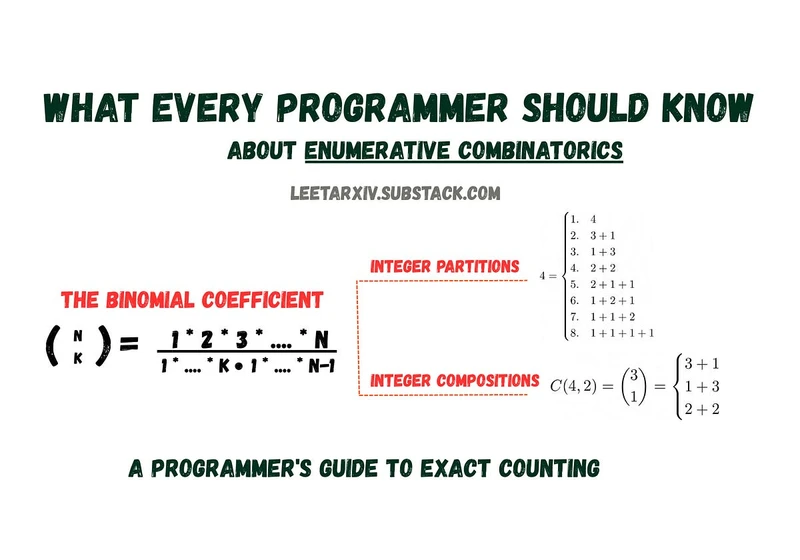 What Every Programmer Should Know About Enumerative Combinatorics