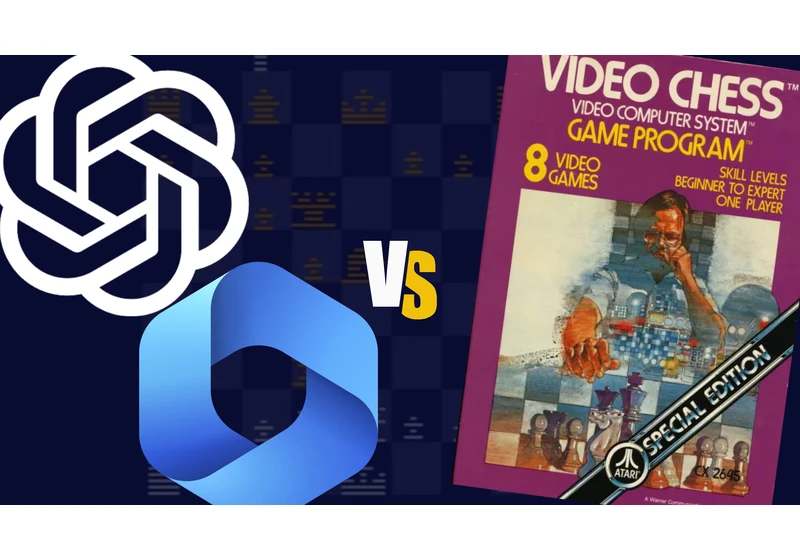 Copilot and ChatGPT went against a 4 KB Atari chess game from the 70s — with an embarrassing effort from Microsoft's AI