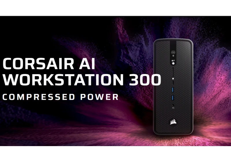  Corsair's AI Workstation 300 is the 13th computer to launch with AMD's formidable Ryzen AI Max+ 365 CPU - and it costs less than $2000 