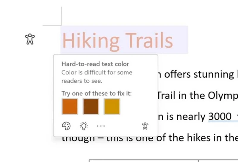 A Microsoft 365 accessibility assistant will make content easier to see