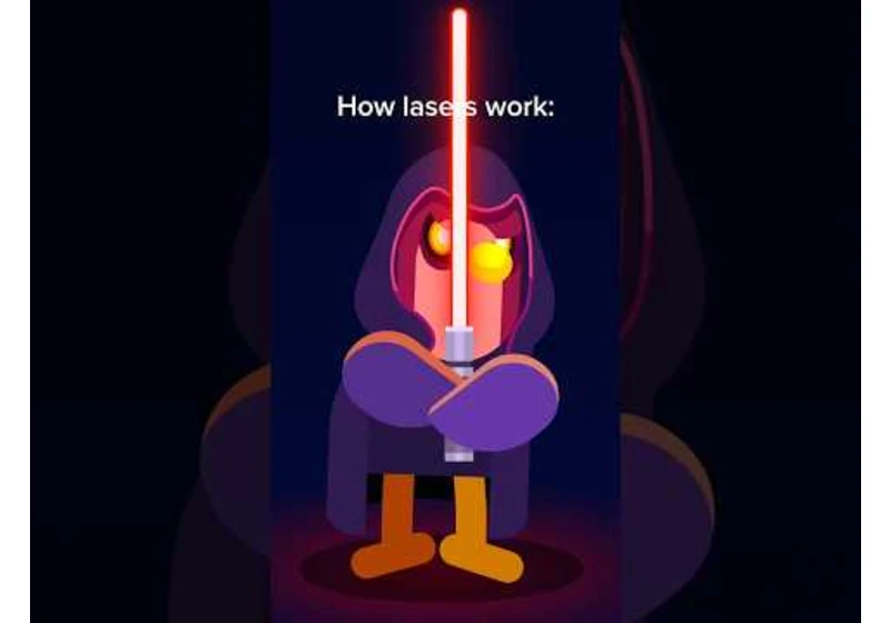 How do Lasers Work? #shorts #kurzgesagt