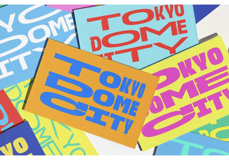Huge entertainment ‘city’ in Tokyo transformed with variable typographic identity