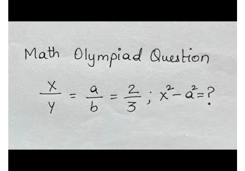 Romania | Math Olympiad Question | You should know this!!
