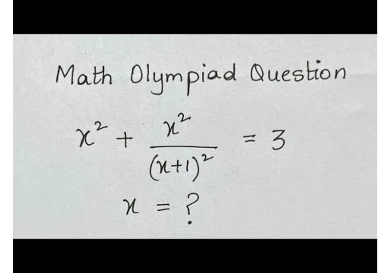 Canadian National Math Olympiad Question