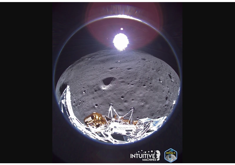 Two toppled moon landers go dormant for a lunar night they may not survive