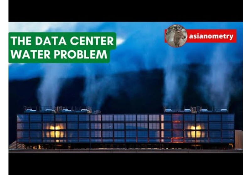 The Big Data Center Water Problem