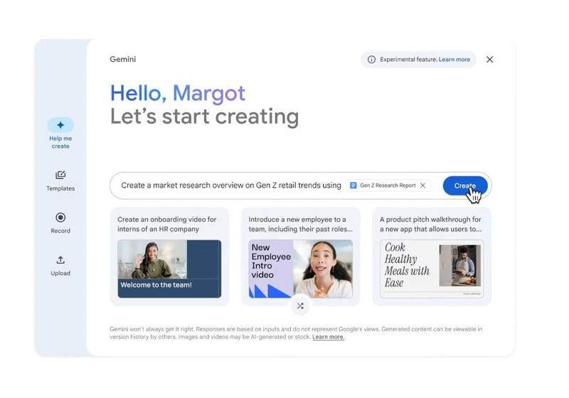 Google's new AI video maker for businesses is now available on Workspace