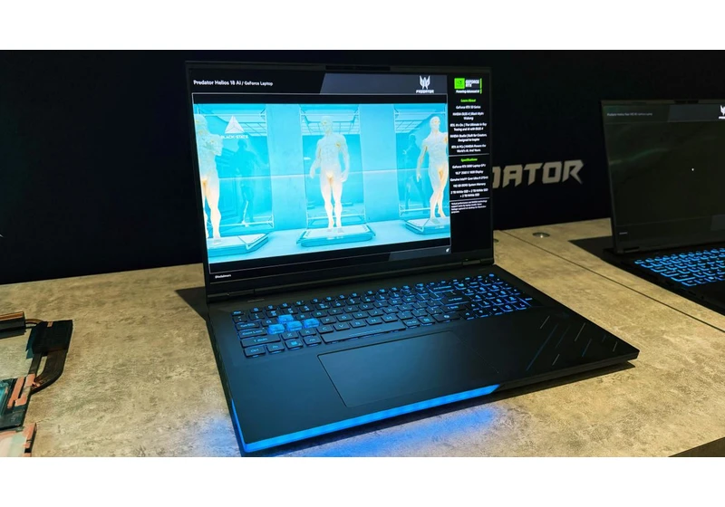 Acer's Predator Helios 18 AI may answer the question, "Can a gaming laptop have too much RAM?"