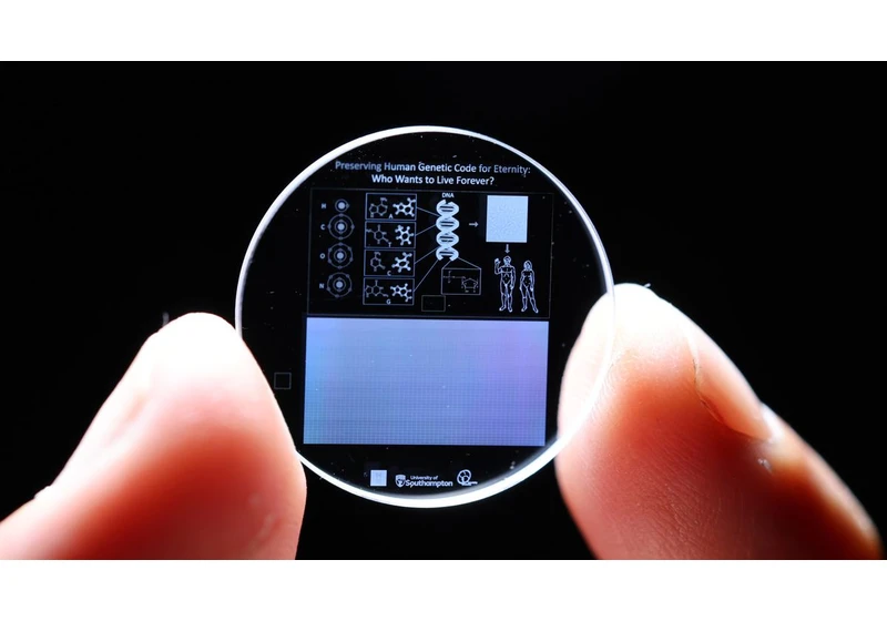 'Eternal' 5D memory crystal capable of storing 360 TB of data for billions of years now holds a full human genome
