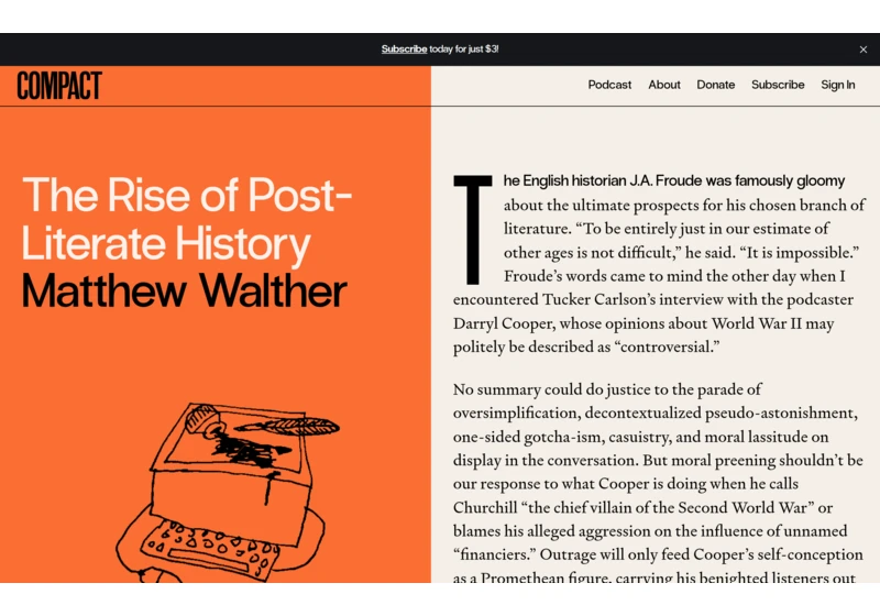 The Rise of Post-Literate History