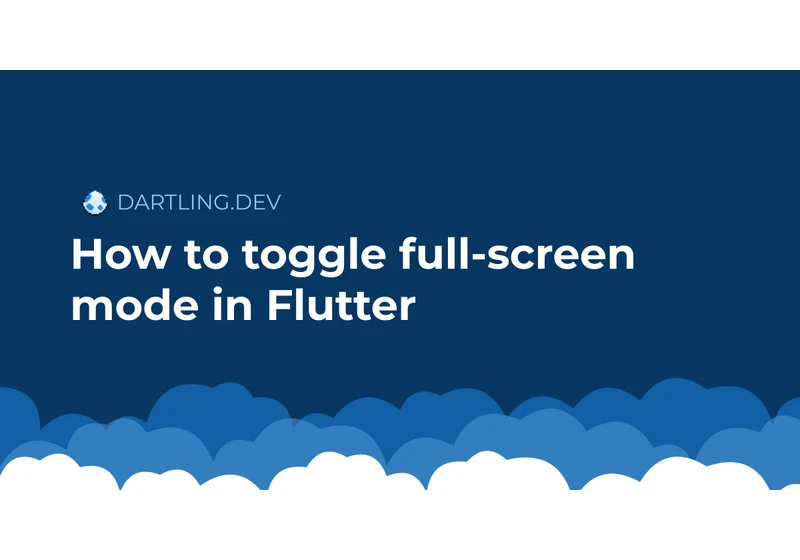 Toggle full screen mode in Flutter by controlling the status and button bars